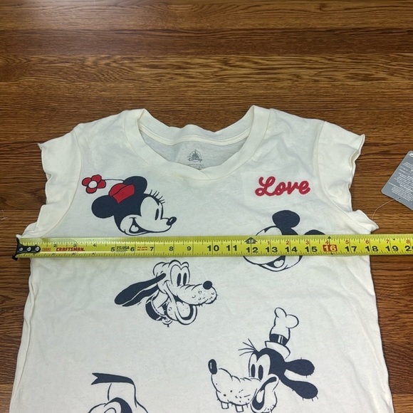 NWT Disney Store Mickey Mouse and Friends Ruffle Sleeve T Shirt Size Small - Picture 6 of 7